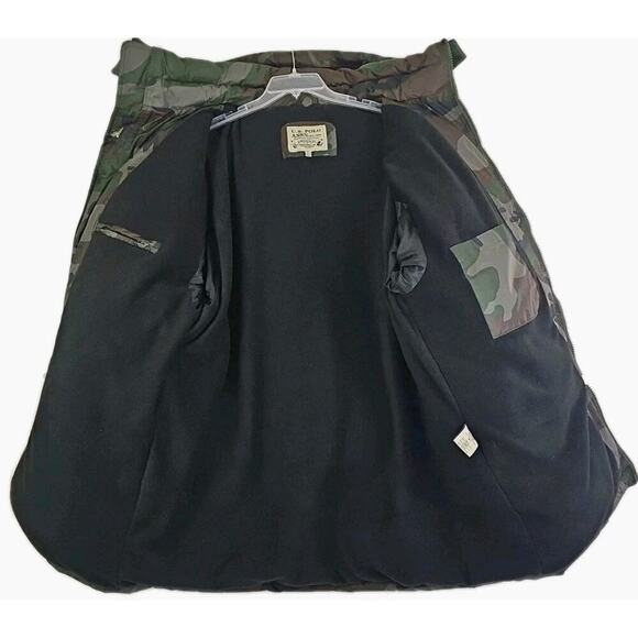 US Polo Assn ~Men's XL~ Camouflage Puffer Parka Hodie Thick Coat Have Winter. - Picture 8 of 16